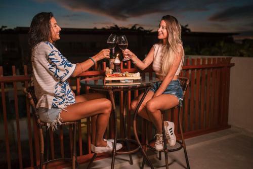 Apartamento Qavi - Flat Completo Com Vista Piscina