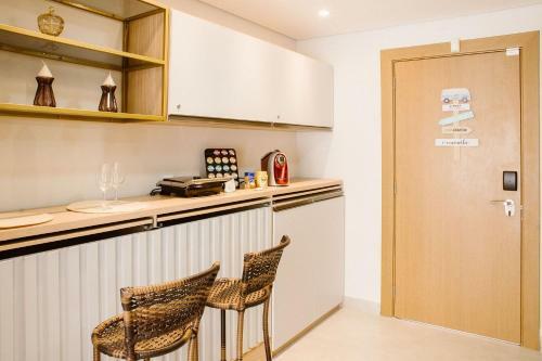 Apartamento Qavi - Flat Completo Com Vista Piscina