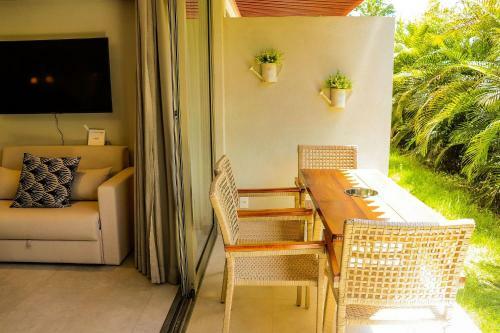 Apartamento Qavi - Flat Na Rua Principal Com Vista Jardim