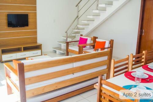 Villa Duplex 4 Quartos Com Piscina - Cond Mar Da Galileia