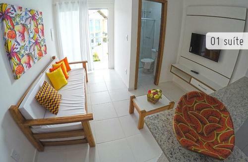 Apartamento Na Praia Taperapuan/pr�x. Ax� Moi/mobiliado