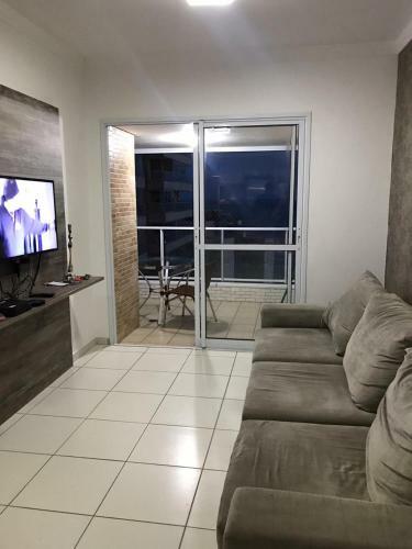 Lindo Apartamento Com Vista Para O Mar, Wifi E Churrasqueira