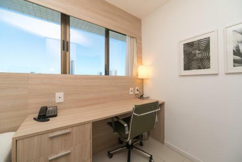 Apartamento Nob2104 Excelente Flat Em Boa Viagem Com 2 Quartos