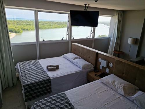 Flat Com Vista Deslumbrante Do Paiva