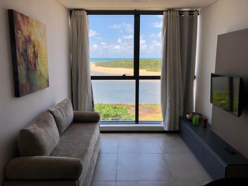 Apartamento Flat Com Linda Vista Para O Mar