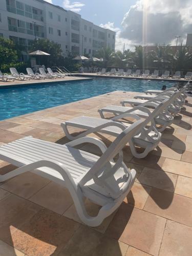 Apartamento Flat Palm Village Acqua 404