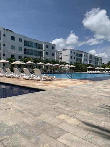 Apartamento Flat Palm Village Acqua 404