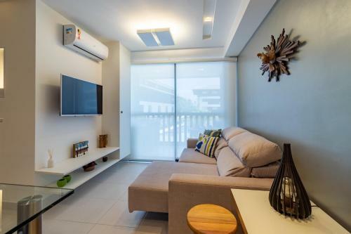 Apartamento Cupe Beach Lving Apt Frente Piscina 3 Quartos