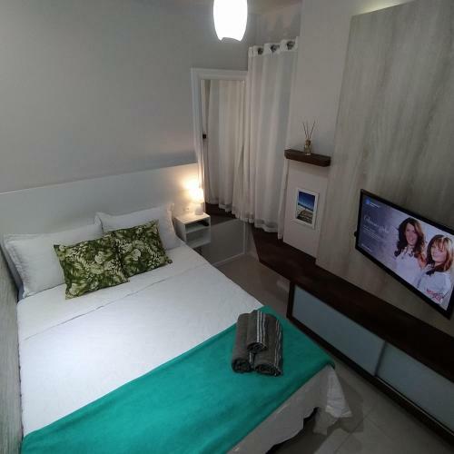 Apartamento Loft Encantador B - 8 Km De Floripa