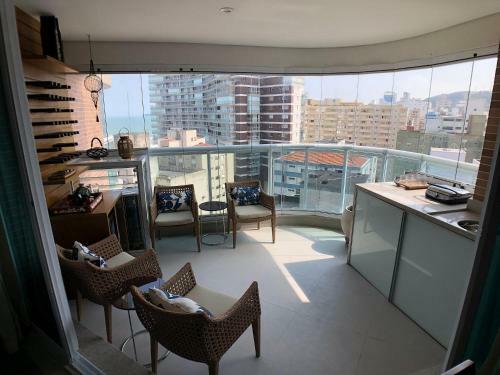 Apartamento Estanconfor Santos Com Vista Mar