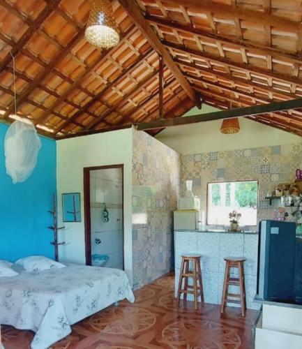 Chal� Anjo Gabriel I Em S�o Tom� Das Letras.