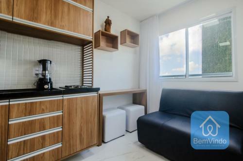 Apartamento Studio Completo Luxuoso Em Piat�