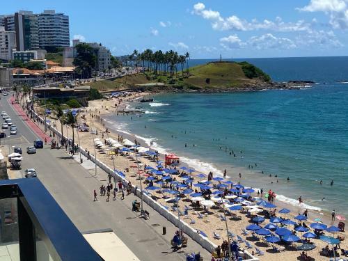 Apartamento Aconchegante Flat Beira Mar Praia Farol Da Barra