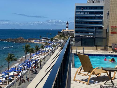 Apartamento Aconchegante Flat Beira Mar Praia Farol Da Barra