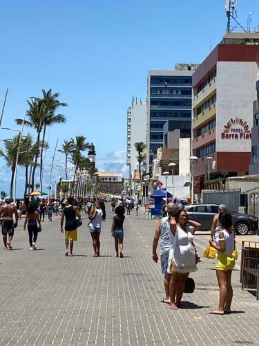 Apartamento Aconchegante Flat Beira Mar Praia Farol Da Barra