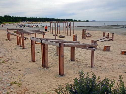 Stuga M Havsutsikt & 50m Till Strand