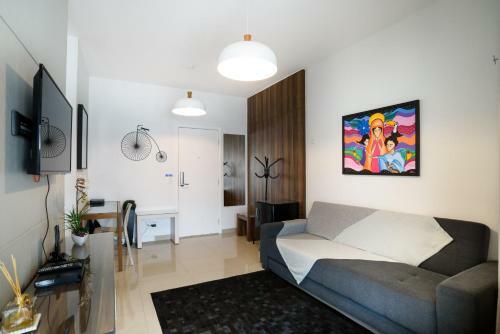 Apartamento Linda Vista Do Centro De S�o Paulo Com Garagem E Internet 50mb
