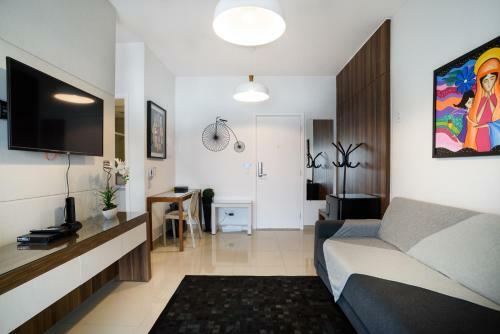 Apartamento Linda Vista Do Centro De S�o Paulo Com Garagem E Internet 50mb
