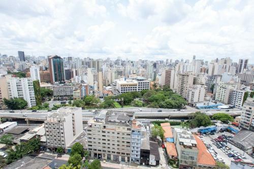 Apartamento Linda Vista Do Centro De S�o Paulo Com Garagem E Internet 50mb