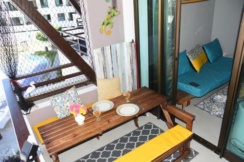 Apartamento Flat Maui Beach- Com Vista E De Frente Para O Mar