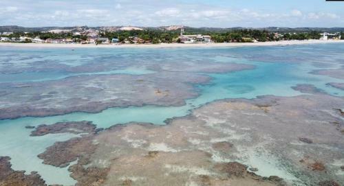 Apartamento Flat Maui Beach- Com Vista E De Frente Para O Mar