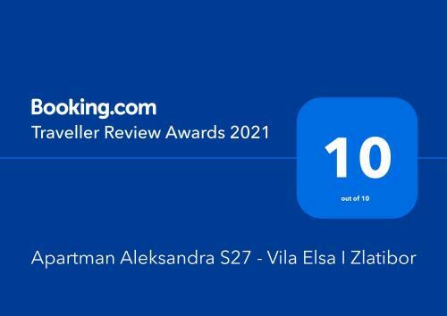 Apartman Aleksandra S27 - Vila Elsa I Zlatibor
