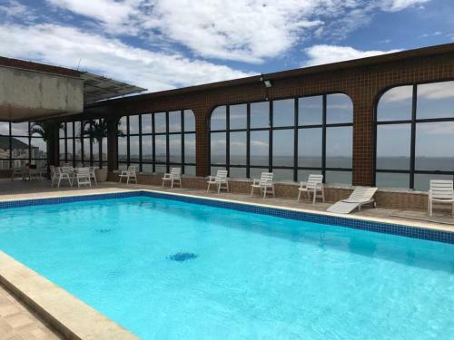 Apartamento Flat Praia Da Costa Vista Para O Mar