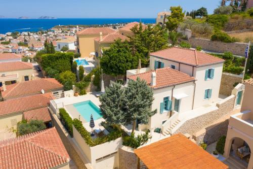The Great Gatsby 6br Villa Overlooking Spetses Old Town