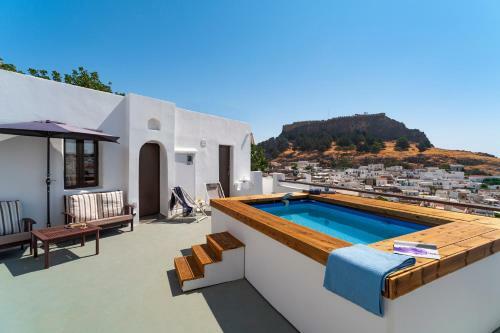 Apartamento Oikos Lindos Suites Artemis