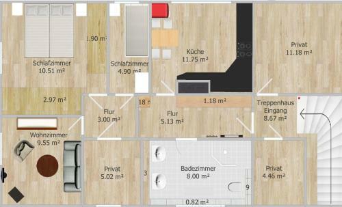 Apartamento Ferienwohnung Niemeyer