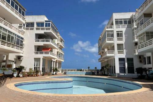 Apartamento Atlantic Marina Beach: 3 Piscines & Acc�s Plage