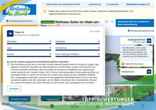 Apartamento Familien-suite-im-wald-am-see