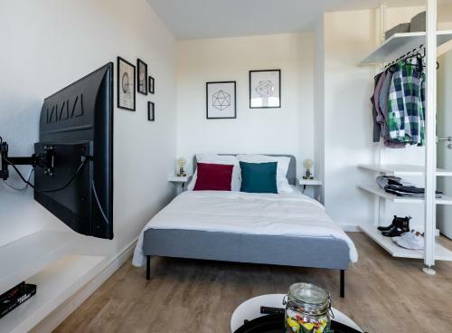 Apartamento Marvlex ? Modernes Studio Mit Wifi Und Netflix