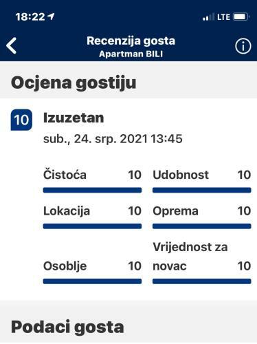 Luxury Apartman Bili