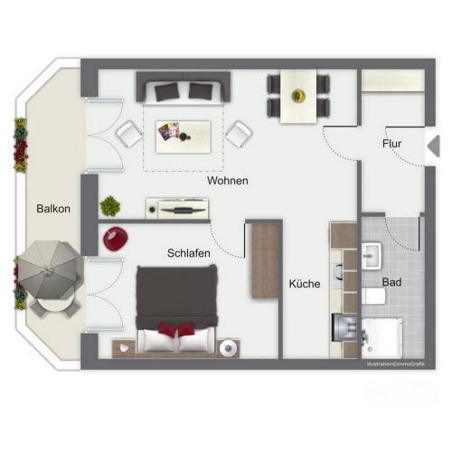 Apartamento D�nenblick Wohnung 42