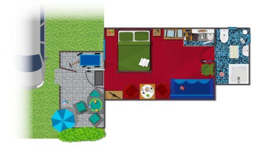 Apartamento Garten-bungalow 3