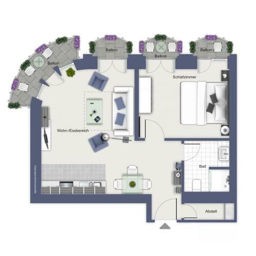 Apartamento Haus Am Park Wohnung 22