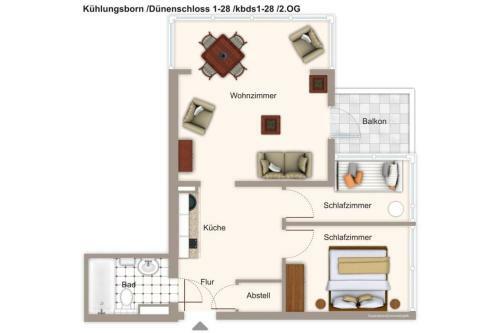 Apartamento D�nenschloss D�nenschloss 1-28