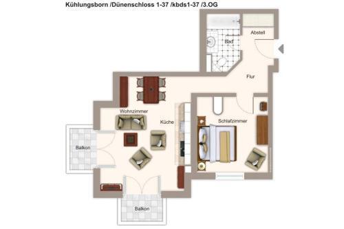 Apartamento D�nenschloss D�nenschloss 1-37