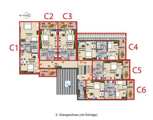 Apartamento Fewo C3 F�r Bis Zu 2 Personen