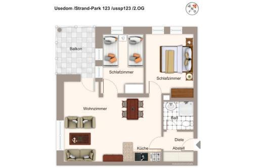 Apartamento Strand-park Strand-park 123