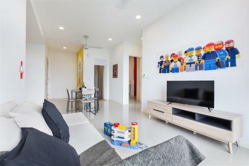 Apartamento Hostahome Suites At D'pristine Opposite Theme Park