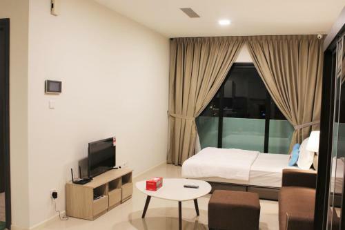 Apartamento Suasana Suite Cozy Jb Town