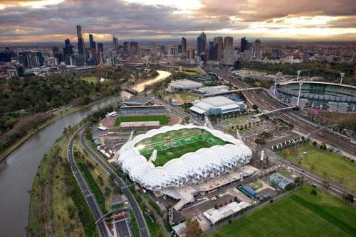 Apartamento Spacious 2br Apt With A Stunning View Over The Yarra, Free Parking