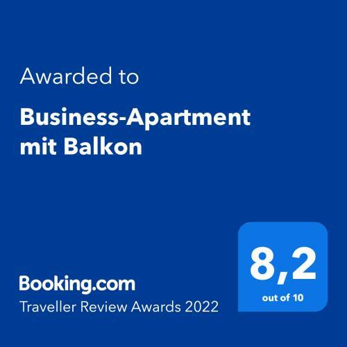 Apartamento Business-apartment Mit Balkon