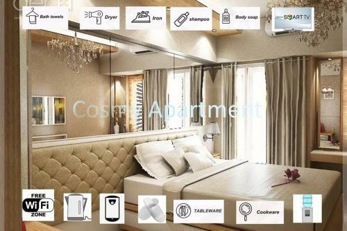 Cosmy Orchard Apartment At Pakuwon Mall With Wifi