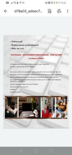Bed & Breakfast Maison D'h�te Les Notes Endormie Suite Le Refuge