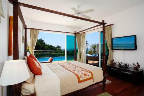 Apartamento Seaview Penthouse With Pool At Kamala