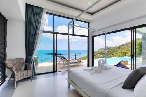 Location Villa De Luxe Koh Samui - Piscine Vue Mer-