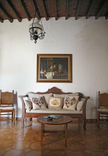 Traditional House Under Kazarma Fortress In Sitia